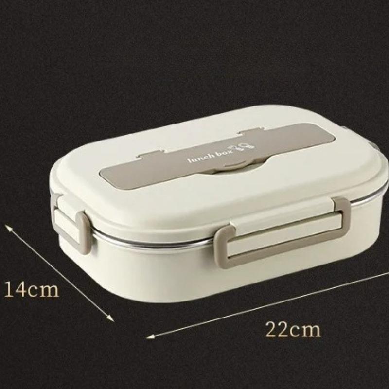 304 Paslanmaz Çelik Yalıtımlı Öğle Yemeği Kutusu Ofis Çalışanları Mühürlü Taşınabilir Öğle Yemeği Kutusu Çantalı Öğrenciler Çocuklar Ticari Bento Kutusu Seti
