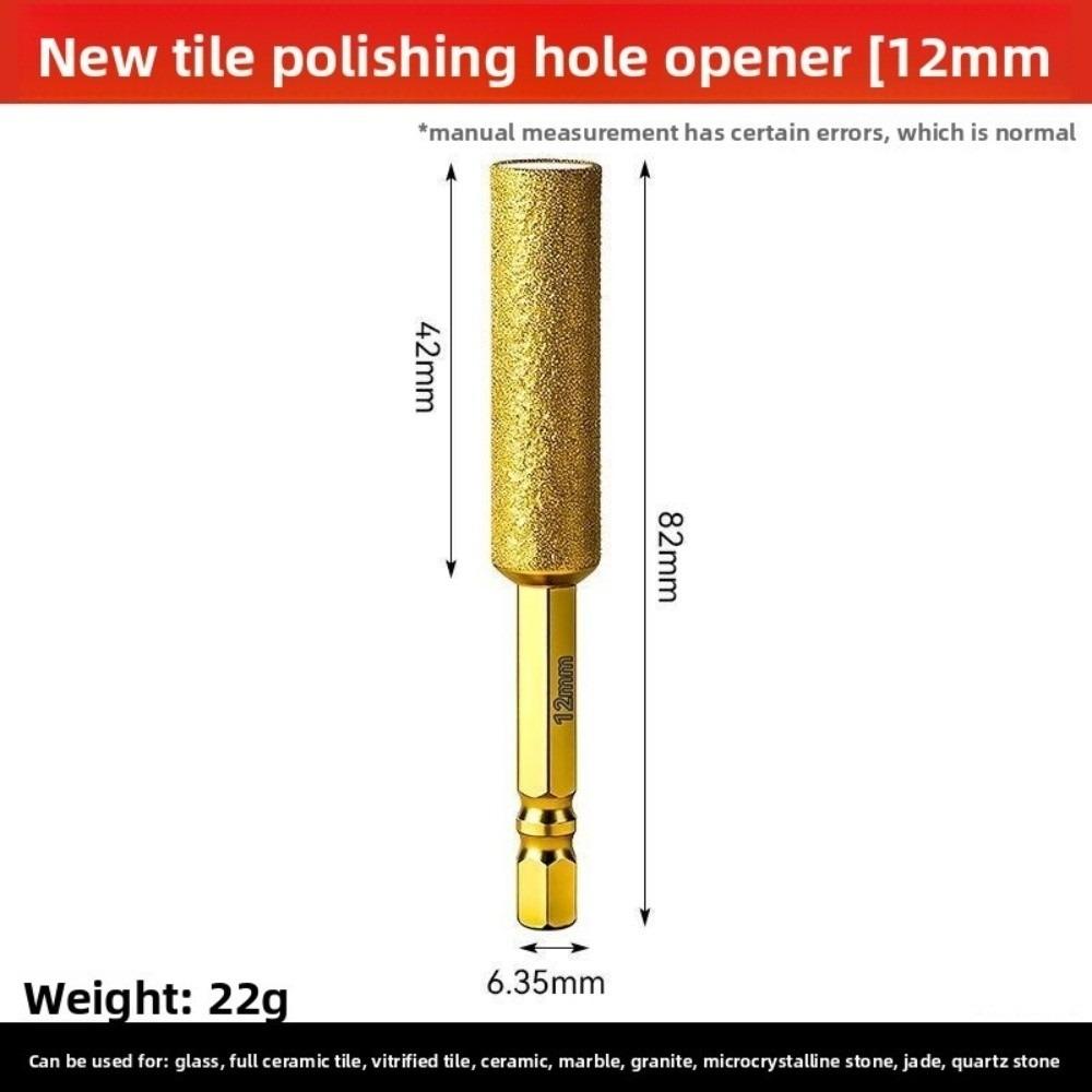 Multifunctional Dry Ceramic Tile Diamond Drill Bit Portable Hole Openers for Drilling and Grinding