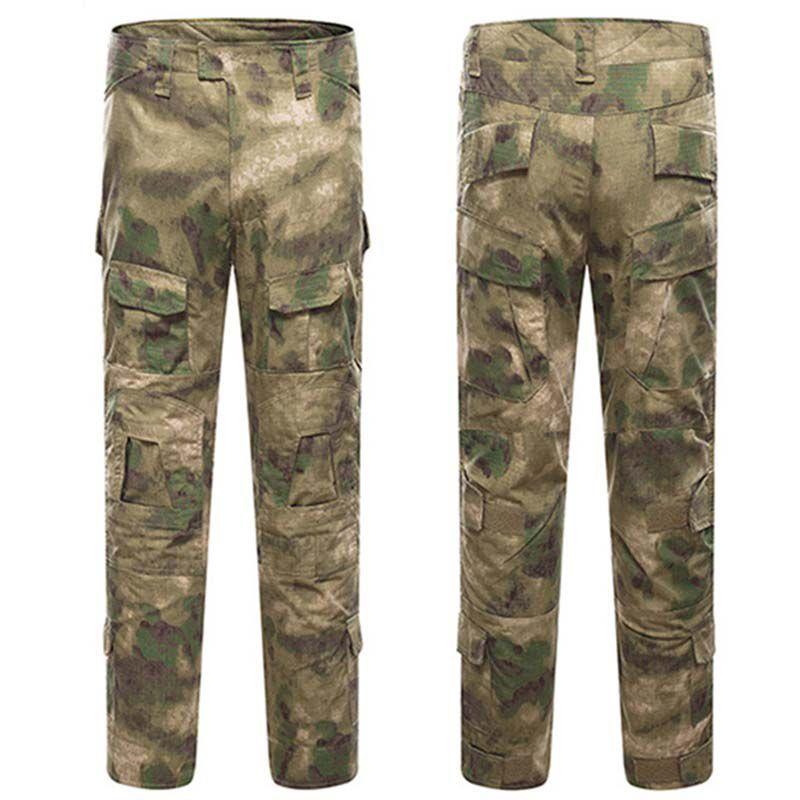 Men's Military Army Combat Tactical Airsoft Pants With Multi-pockets And Ergonomic Knee Design