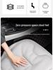 Universal Ventilated Car Seat Cushion for BMW, Mercedes-Benz & Xiaomi - Four Seasons, Lumbar Support, Rear Integrated, Single Driver Seat.