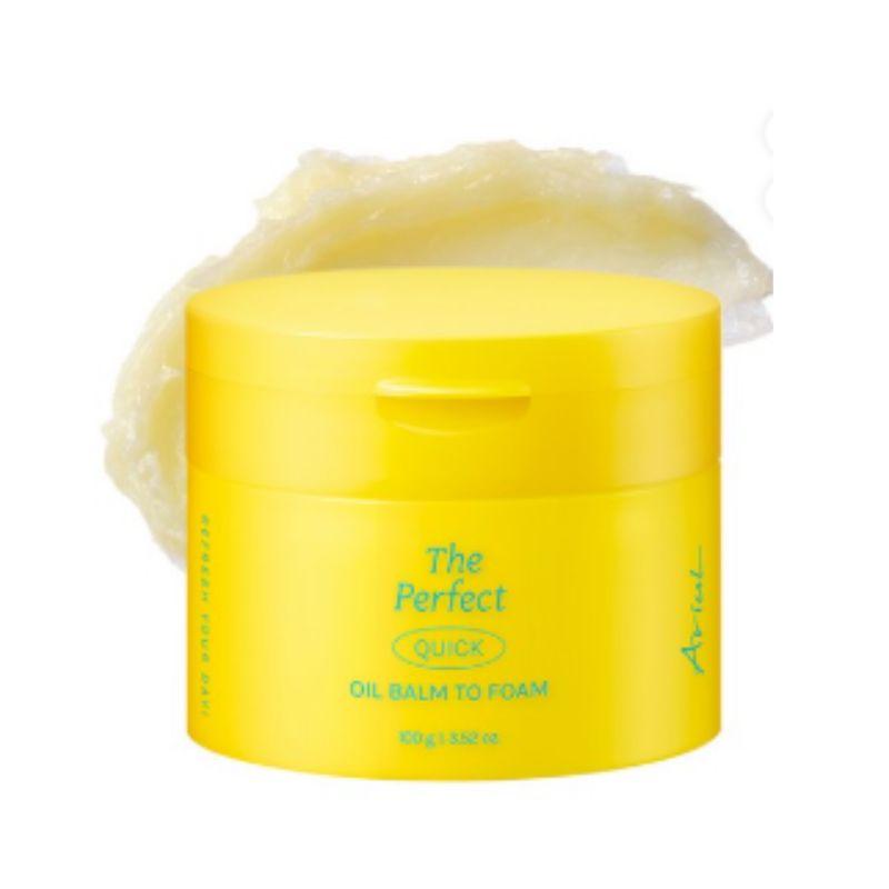 ARIUL The Perfect Oil Balm to Foam Cleansing 100g – 2-in-1 Balm to Foam Cleanser, Deep Makeup Removal & Pore Care