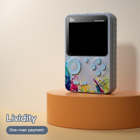 G5 Game Console Screen Mini Handheld 3 Inch Support 2 Players Video Gaming