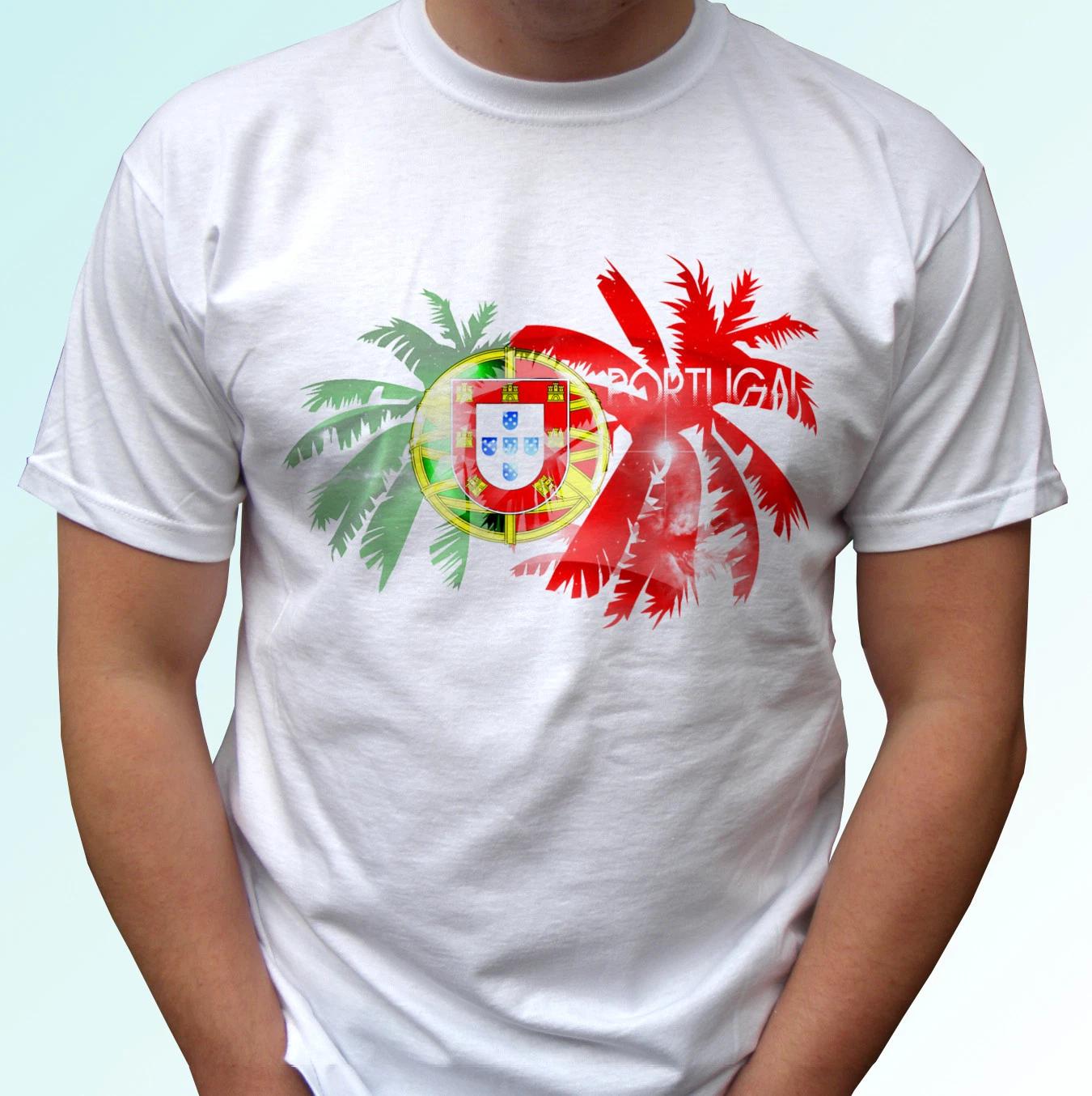 

Portugal palm flag - white kids boys T-Shirt holiday top design s s kids baby 100