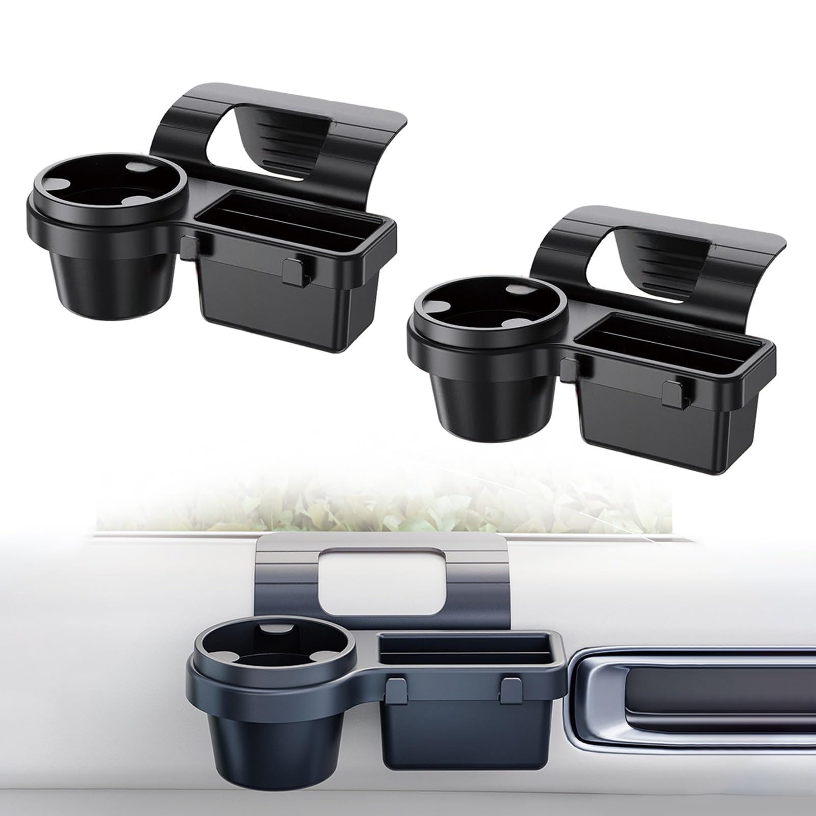 

Drink Holder, Compatible with Suzuki JB23 Type, JB33 Type, JB43 Type, Drink Holder, Car, 2 packs чорний