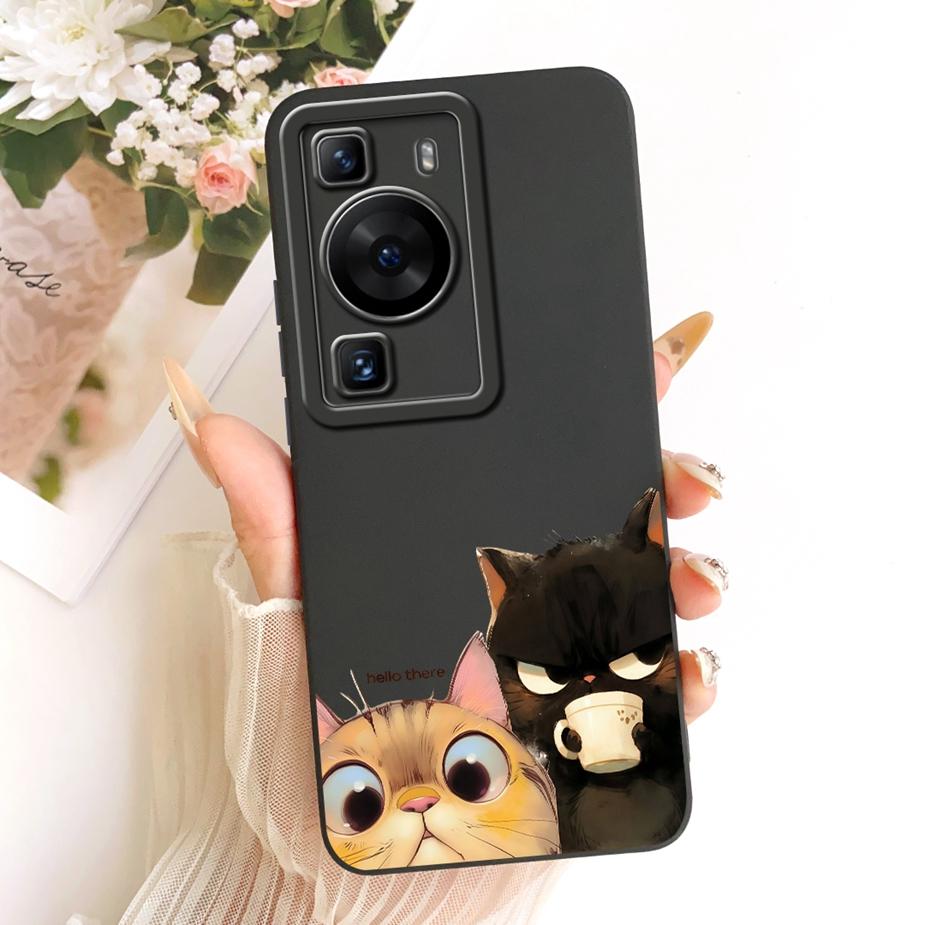 For Huawei P60 Pro Case MNA-AL00 New Luxury Candy Painted Cover Soft Silicone Case For Huawei P60 Art P 60 Pro P60Pro Funda Bags