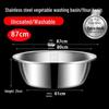 Homeglen Stainless Steel Round Utility Basin