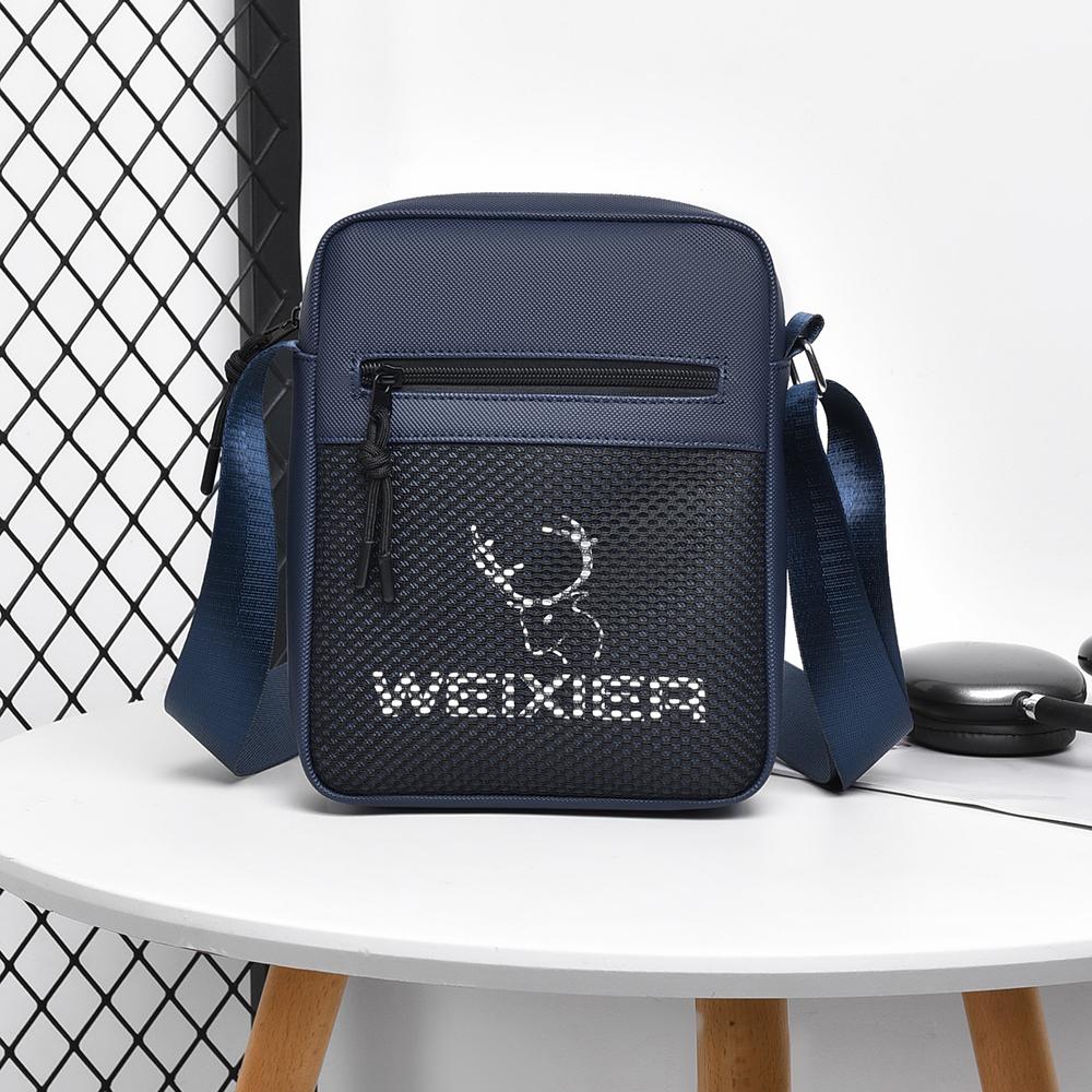 WEIXIER Men's Crossbody Shoulder Bag Messenger Bag Mini Purse Travel Passport Wallet Bag