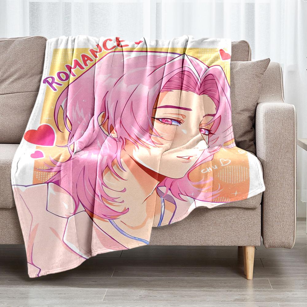 Saja Boys Theme Printed Blanket - Perfect for Couch, Bed, Travel & Outdoor Use | Machine Washable, Cozy & Durable.