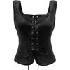 Neutral Cross-border Deerskin Plush Vest Halloween Costume Renaissance Viking Pirate Cosplay Tank Top