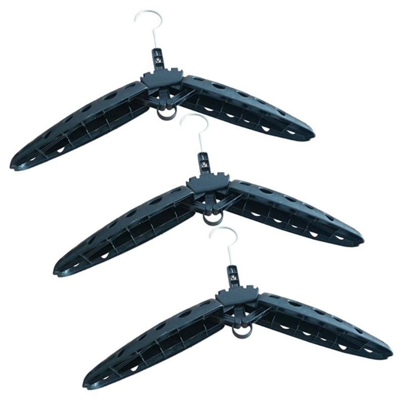 Multi-Purpose Snorkeling Suit Hanger Foldable Surfing Suit Hangers Wetsuit Hanger Folding Vented Hanger Diving Accessory