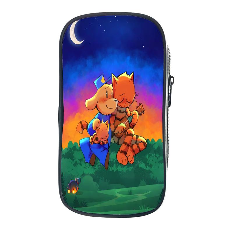 

Dogman Мультяшный пенал Dog Man Фильм Канцелярский бокс Милый Аниме Однослойные сумки для ручек Студенческая школьная сумка 9