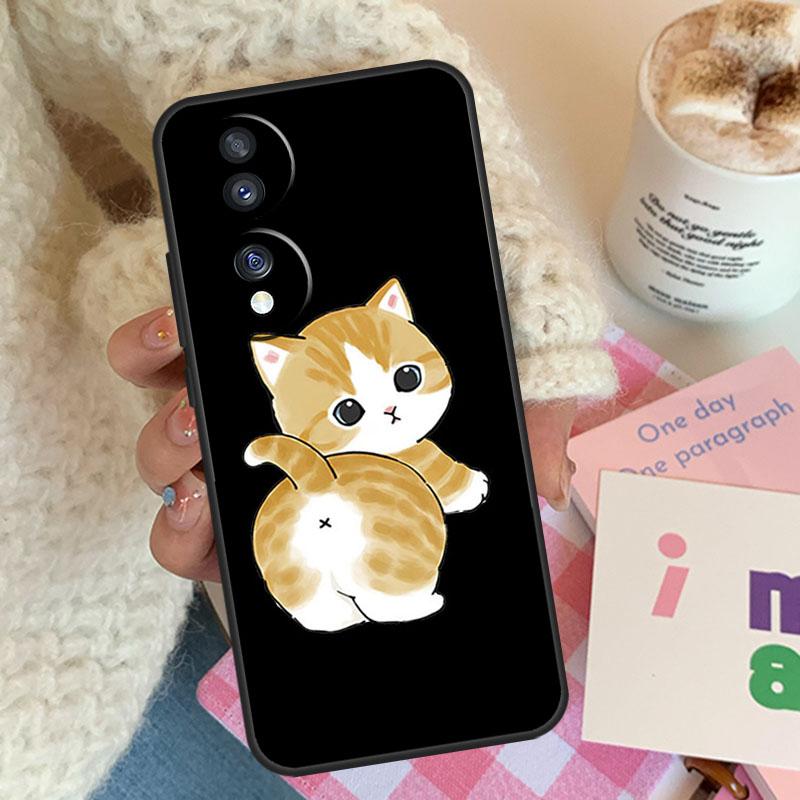 Funny Animal Cats Dog Tiger Couple For Honor Magic 8 7 6 Lite Case For Honor 400 200 Pro 90 70 50 X8c X8b X9a X9b X9c X9d Win RT