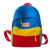 Kids' Candy Color Lightweight Backpack - Fashionable Color Block Design for Kindergarten Boys and Girls