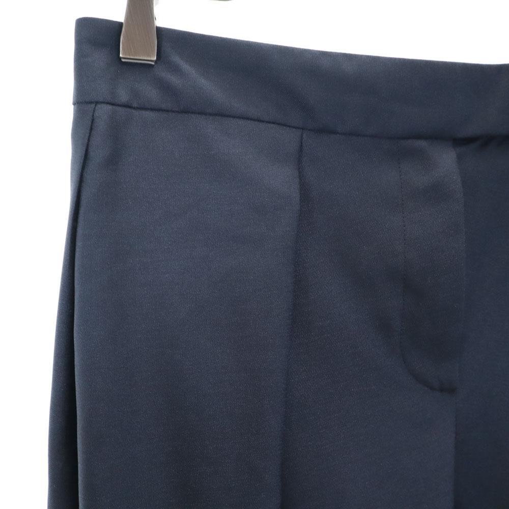 Maison Kitsune Slacks Pants 36 Navy Tapered Women Used