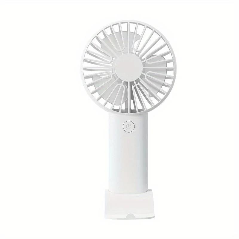 Handheld Fan Rechargeable Portable Mini USB Fan 3 Speed Mini Fan with Phone Holder Rechargeable Fan Table Fan Fan Portable Fan