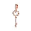 WOSTU Forever & Always Beads 100% 925 Silver Rose Gold Charm Fit Bracelet Pendant DIY Jewelry Making