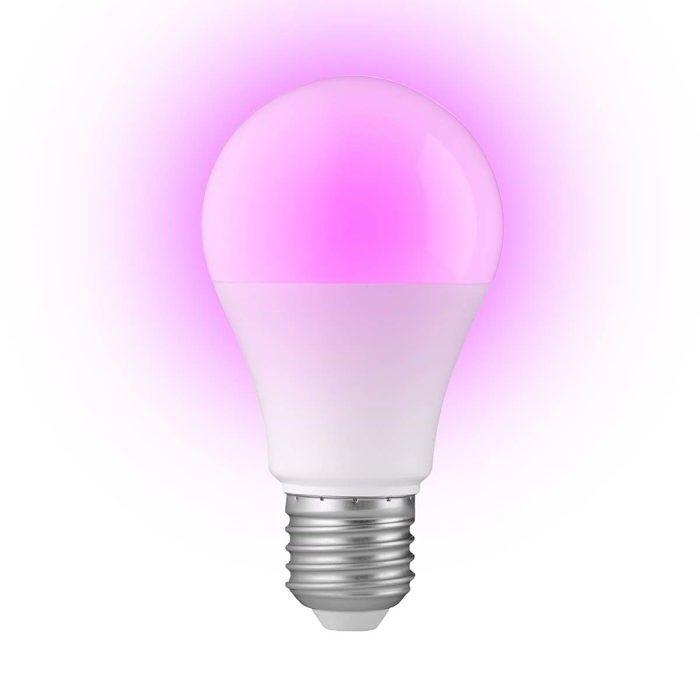 Ampoule connectée - alecto - smartbulb10 - led couleur - wi-fi - e27 9w