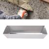 Mud Pan 14 Inch Mud Pan 210 Stainless Steel High Strength Smoothly  Tool Tray Bucket for Cement Mortar Putty Paint Mixing