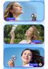 High-Speed Transparent Portable Mini Fan with Superconducting Ice Pack