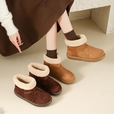 Damenpelz eine dicke Sohle erhöhend Winter leichte warme Schneestiefel rutschfest verschleißfest lässige Sport-Baumwollstiefel