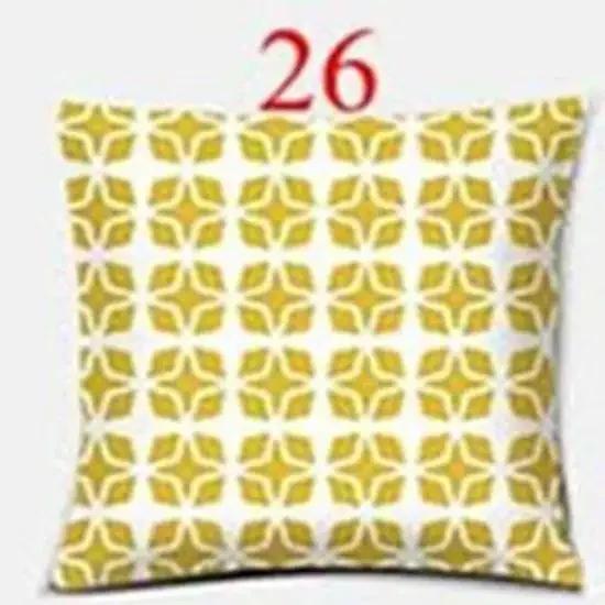 Leuchtend Gelb Einfache Geometrische Serie Kissen Geschenk Heim Büro Dekoration Schlafzimmer Sofa Autokissenbezug