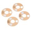   Reel to Reel Cassette Retro Blank Metal Reel Cassette Tape with 4 Reels 2 Wheel for Music Recording