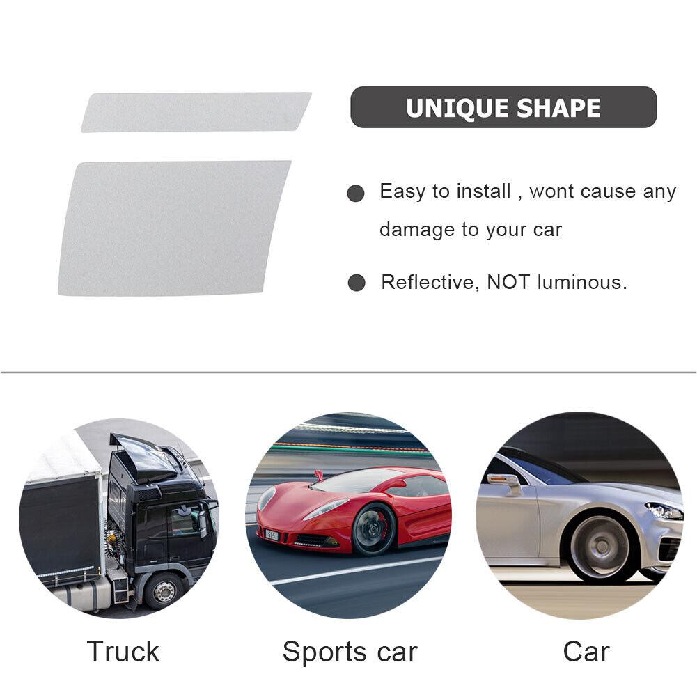 6PCS Universal Car Wheel Rim Sticker Reflective Vinyl Decal Mark Car Accessories