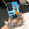 Custodia Morbida per Telefono con Gallina e Gallo per Samsung A17 A16 A15 A14 A13 A57 A56 A55 A54 A53 A37 A36 A35 A34 A33 A26 A25 A24 A23 A52