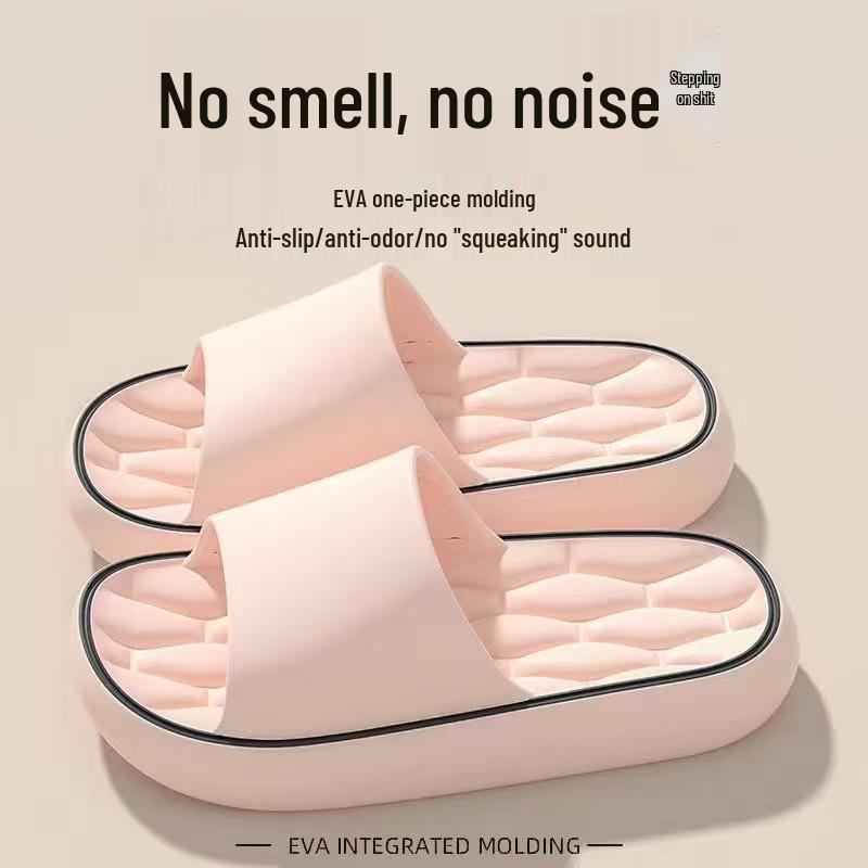 

2024 Сандалии и шлепанцы на толстой подошве с нескользящей подошвой для мужчин и женщин - Летняя уличная и домашняя обувь 40-41 (fits size 39-40) розовый