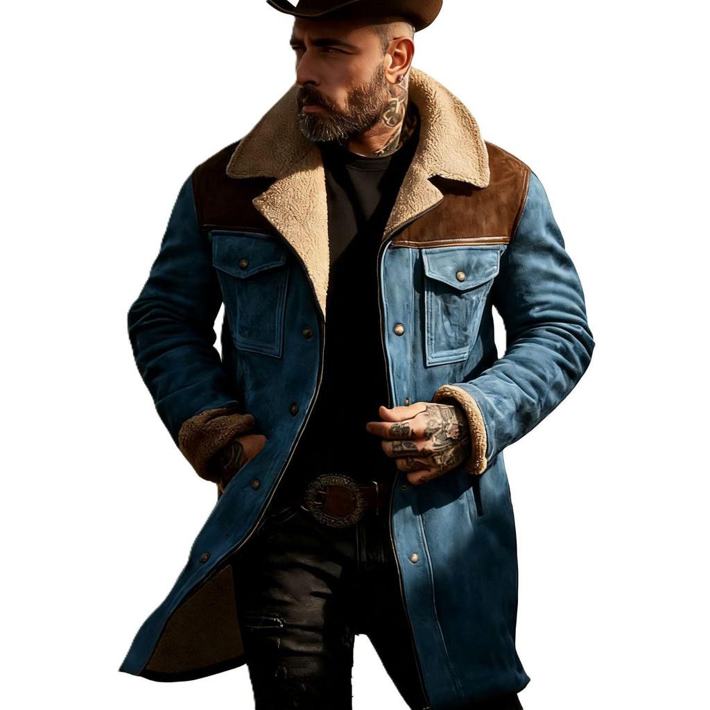 American Style Men's Retro Warm Jacket - 2025 Autumn/Winter Collection