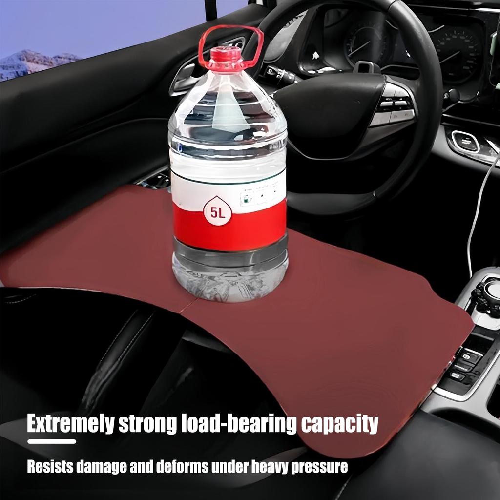 Car Table Steering Wheel Food Tray Steering Wheel Desk Stand Mount Portable Foldable Holder Laptop Computer Desk Stand Seat Tray