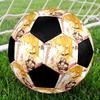Soccer Ball Colorful Machine Stitched PVC Size 5 Team Training Competition Ready Durable High-Bounce Cool Sports Gift