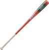 ZETT Baseball Knock Wooden and Maple 530g Average Red X Dark Green Made In BKT1452CB Bat, Bat, (Paulownia 4-Ply), 84cm, Weight, (6449), Japan,