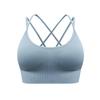 Plus Size Criss-Cross Back Sports Bra for Women - Shockproof, Casual, Fitness, Running, Yoga
