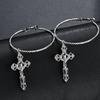 Cross Earrings for Women Cross Pendant Earrings Drop Earrings Vintage Jewelry Accessories