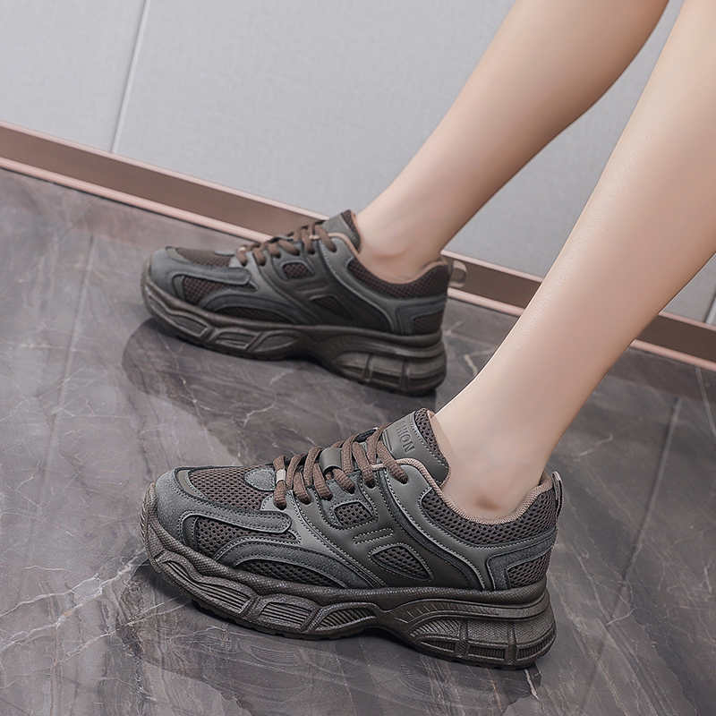 Fashion Non-slip Ecoleather Shoes Size 36 Chunky Men's Women's Sneakers Trainers For Woman Sport Luxury Brand Skor Deals