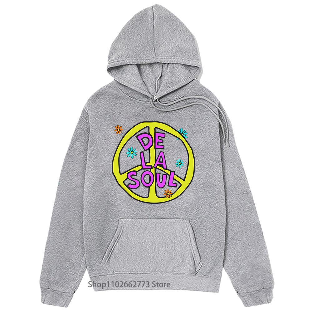 De La Soul Music Hoodies High Street Sweatshirt Fashion Anime Streetwear Women Clothing Top Harajuku Pullovers