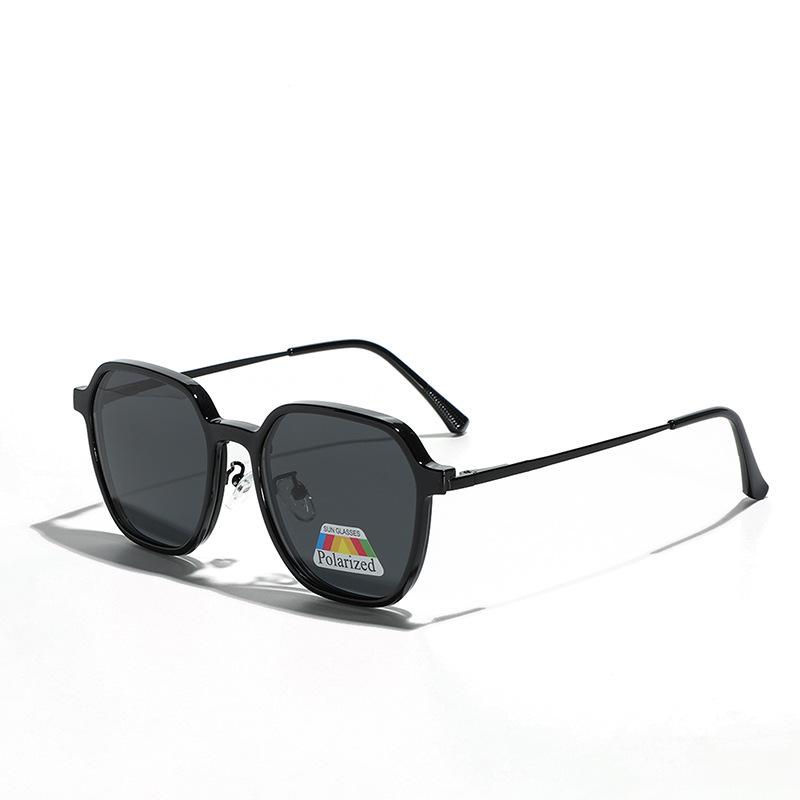 Magnetische Brillensets, Brillen, Quadratische Metallsonnenbrillen, Polarisierte Sonnenbrillen Für Damen,