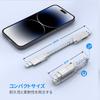 Mtutu Type C Ultra Fast Charging for USB 480Mbps Data 6 Functions In Japanese Instruction Manual Multi-Cable 6-in-1 Cable, PD100W/5A Running, PD27W/3A