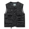 Men's Multi-Pocket Mesh Vest with Custom Logo & Embroidery for Fishing & Photography