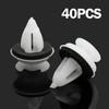 40pcs Auto Fastener Cars Bumper Clips Inner Door Panel Trim Retain Rivet Door Panel Liner For BMW BE36 E38 E39 E46  M5 Z3