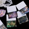 12pcs Foldable 2025 New Year Greeting Card Paper Invitations Cards  Party Favors