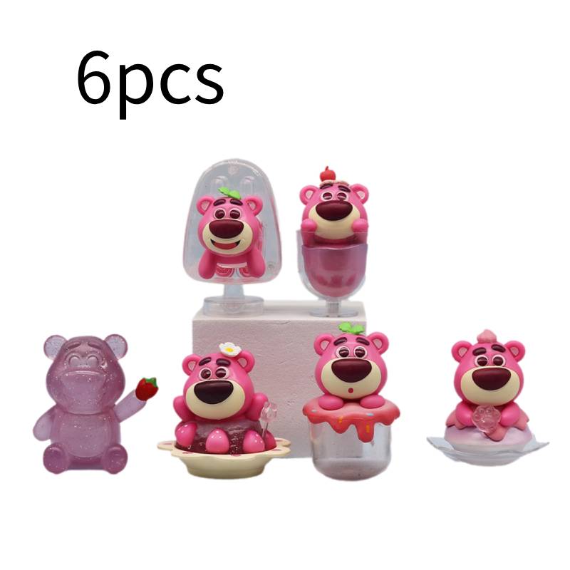 Toy Theme Story Anime Character 6pcs Lotso Toys Doll Childrens Gifts Children