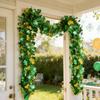 St Patricks Day Garland 200cm Shamrock Green Home Decor St Patricks Day Decor for Weddings Farmhouse Bedroom Bathroom Home