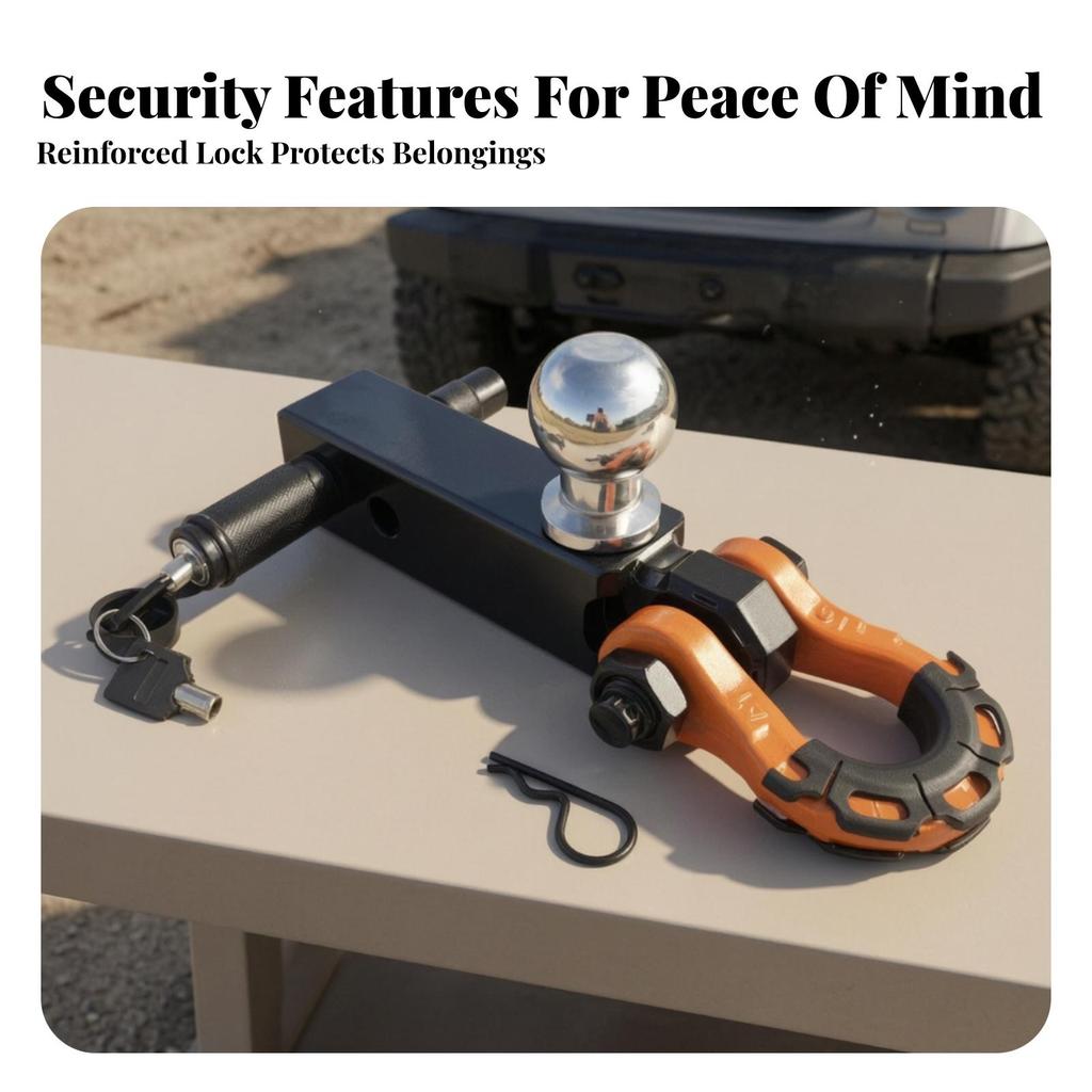 Hitch Adapter Compact Tow Mount Integrated