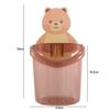 Bathroom Cute Bear Shaped Storage Box Cup Organizer Razor Stand Toothbrush Holder Toothpaste Rack