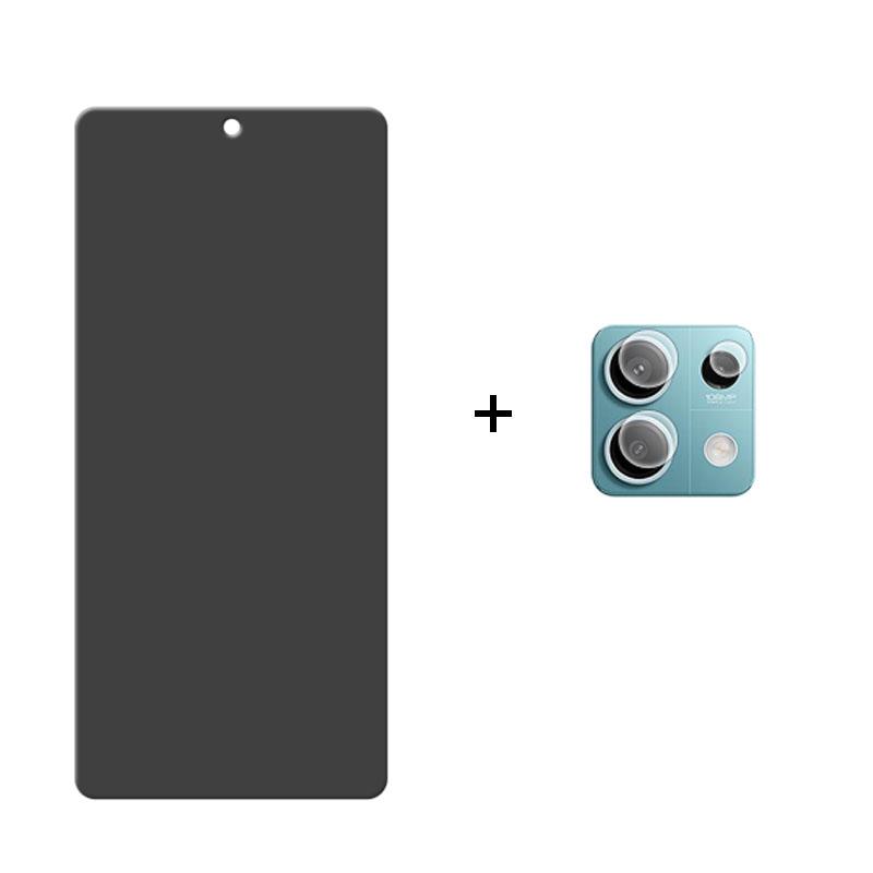Privacy Screen Glass Xiaomi POCO M6 Pro Glass Anti-Spy Protector Film POCO M6 Pro Tempered Glass Lens Protector Film POCO M6 Pro