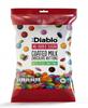 Diablo linzen dragées in suikervrije chocolade