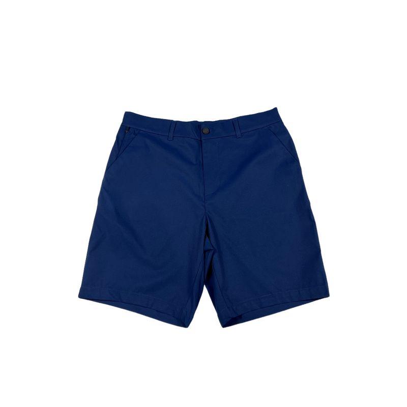 European and American Single Men's Summer Casual Business Commuter Suit Shorts Micro Elastic Solid Quick-Drying Plus size American Fifth Pants