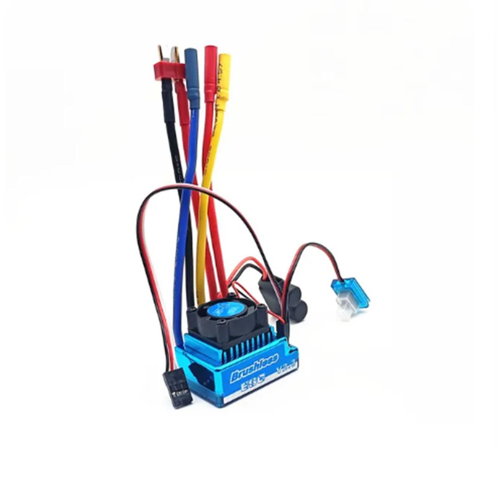 RC Car Crawler ESC Electric Speed Controller - 45A/60A/80A/120A Waterproof Dust-proof Brushless for 1/8 1/10 1/12 RC Boat Parts